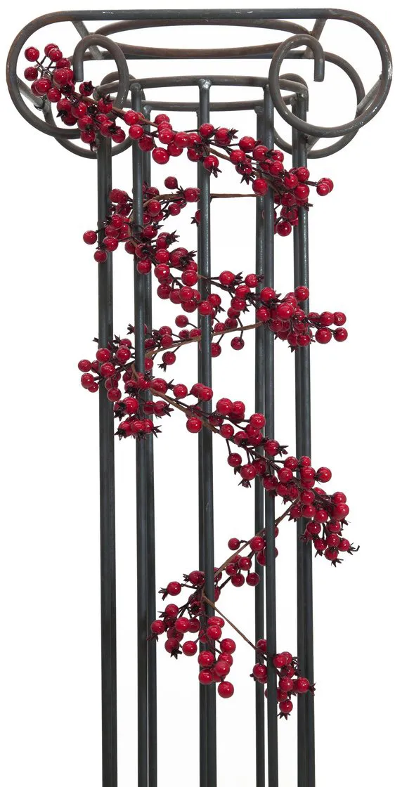 EUROPALMS Beerengirlande rot 180cm