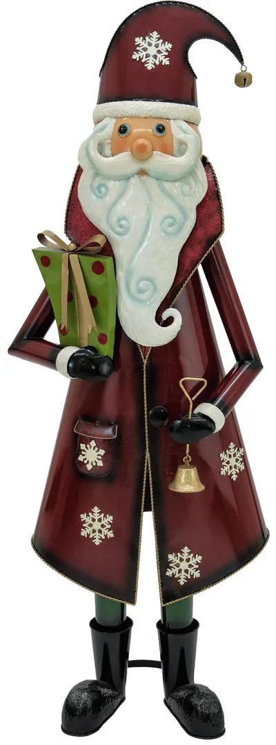 EUROPALMS Nikolaus, Metall, 150cm, rot