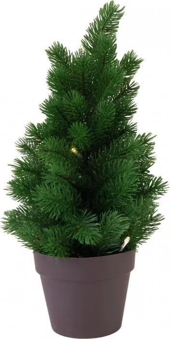 EUROPALMS PE Tanne mit LEDs, 40cm
