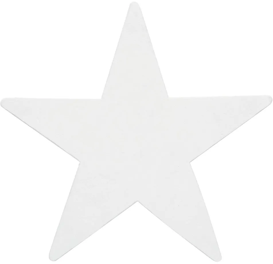 EUROPALMS Silhouette Stern, weiß, 58cm