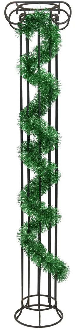 EUROPALMS Metallic-Girlande, grün, 7,5x200cm