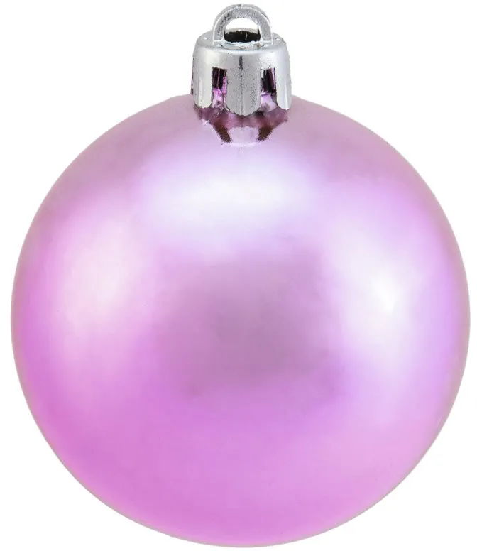 EUROPALMS Dekokugel 6cm, rosa, metallic 6x