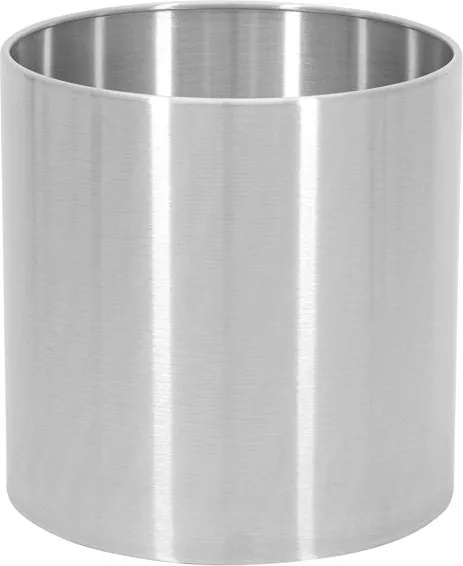 EUROPALMS STEELECHT-40 Nova, Edelstahlübertopf, Ø40cm