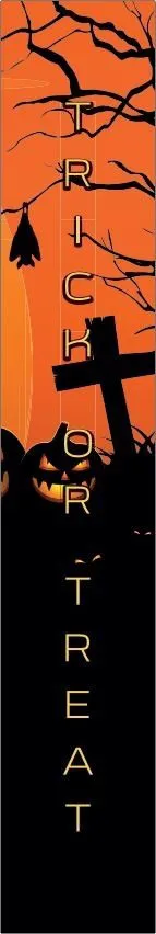 EUROPALMS Halloween Banner, Geisterhaus, 2er-Set, 30x180cm