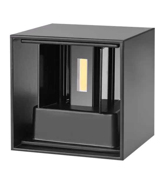 mlight LED-Außenwandleuchte CUBE Anthrazit