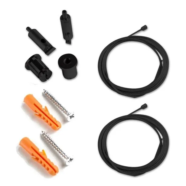 mlight Seilabhängung 2er Set schwarz