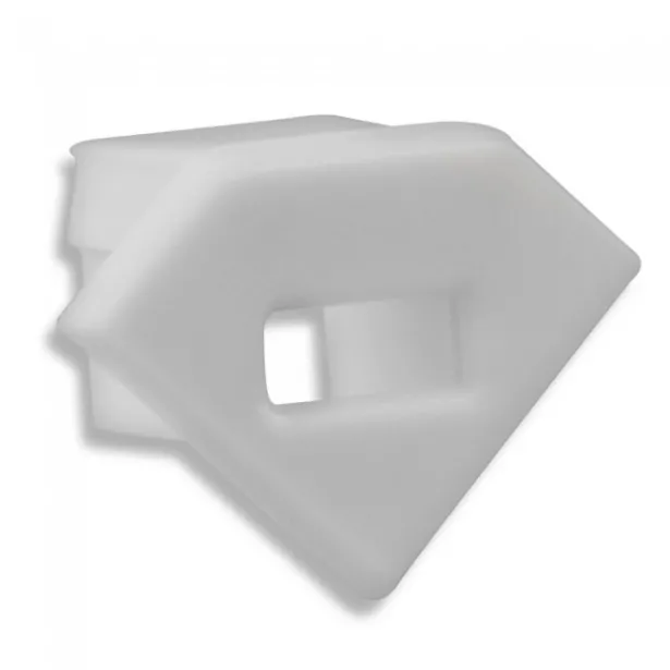 mlight Endkappe zu Alu-Profil EK-11-A mit Kabeldurchführung grau