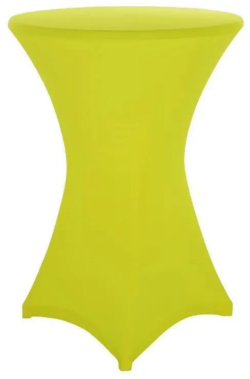 Stehtisch Husse neongelb für 70 - 75 cm Durchmesser Stretch