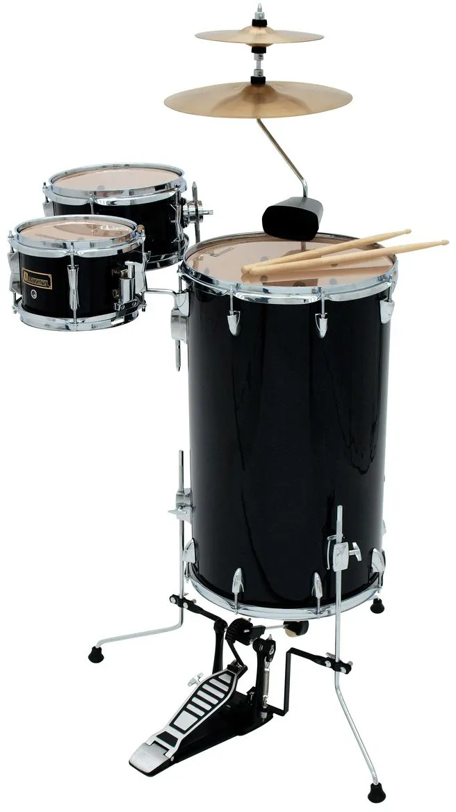 DIMAVERY CDS Cocktail Schlagzeug, schwarz