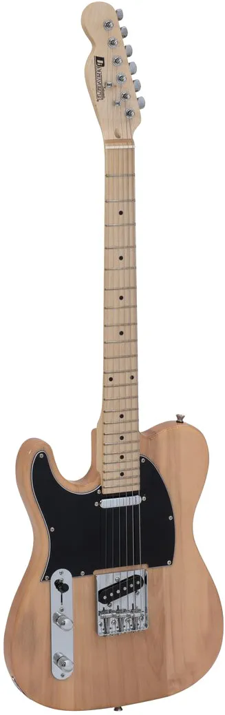 DIMAVERY TL-601 E-Gitarre LH, natur