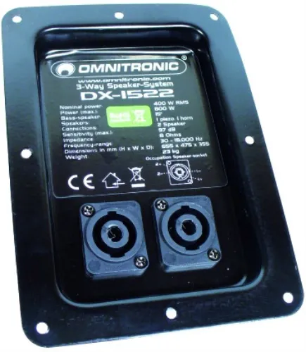 Frequenzweiche DX-1522 mit Anschlußfeld