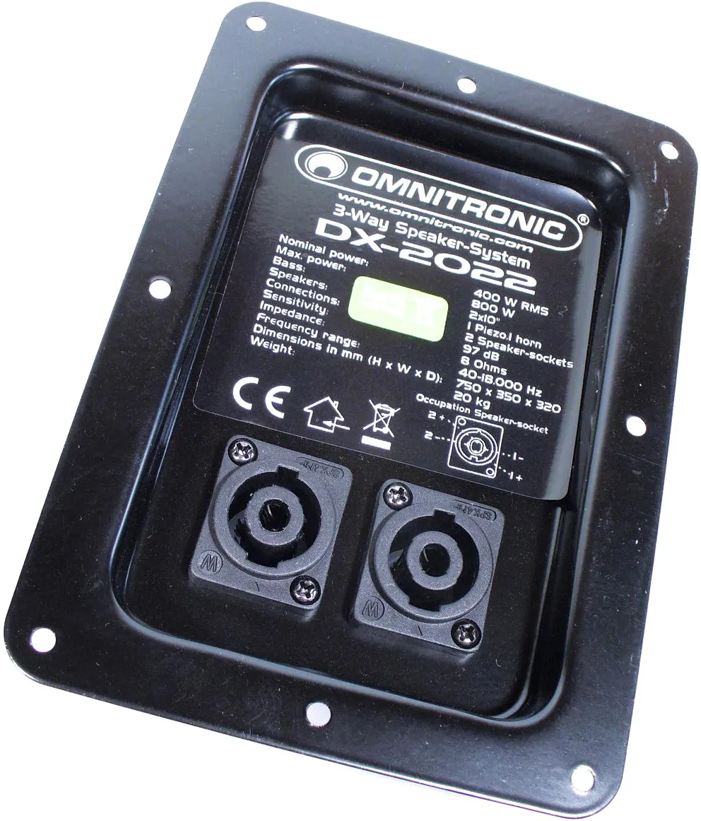 Frequenzweiche DX-2022 mit Anschlußfeld