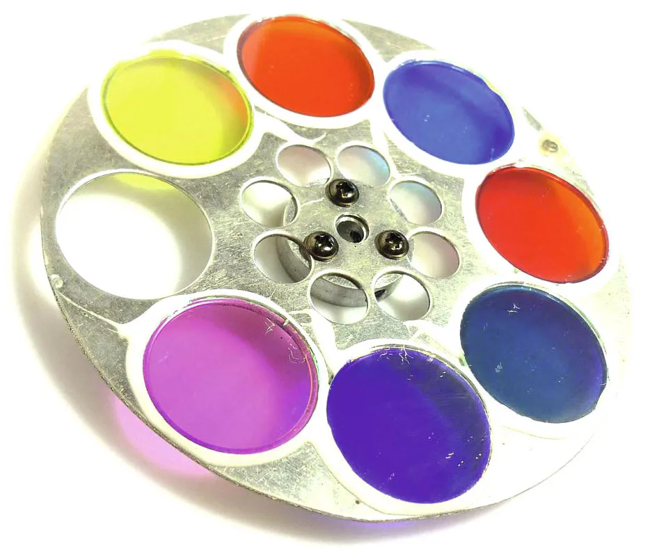 Farbrad LED TSL-400 Ø=108mm (1+7 Dichros)