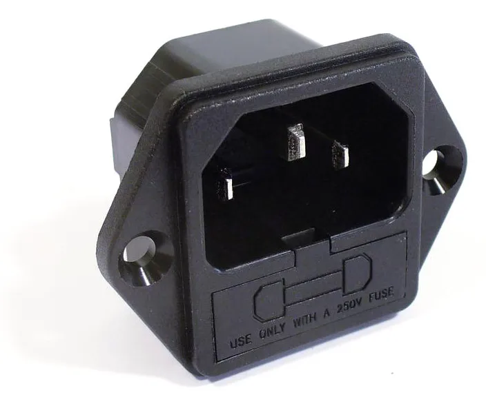 FUTURELIGHT Einbaustecker (Kaltgeräte) m. Sicher. 10A