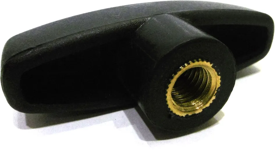 Ersatzteil Feststellmutter M10 Flügelgriff schwarz