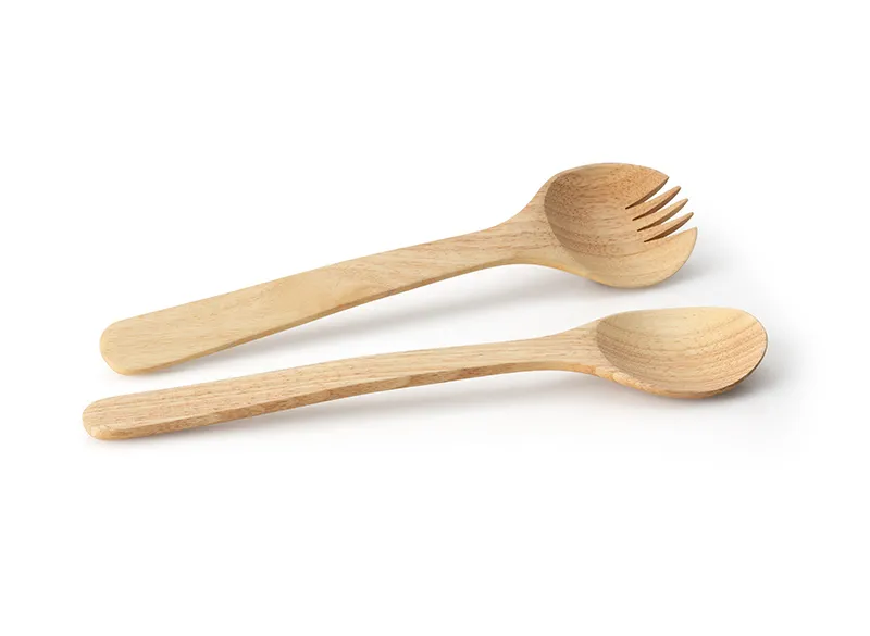 Salatbesteck Gummibaum | 31 cm