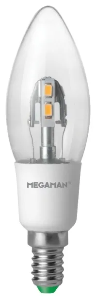 Megaman LED Leuchtmittel E14 Kerze-E14-3W-250lm/828 - warmweiß