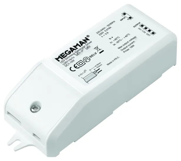 Megaman LED Treiber dimmbar DC20V-8W-C410mA DC1-10V f.MR16