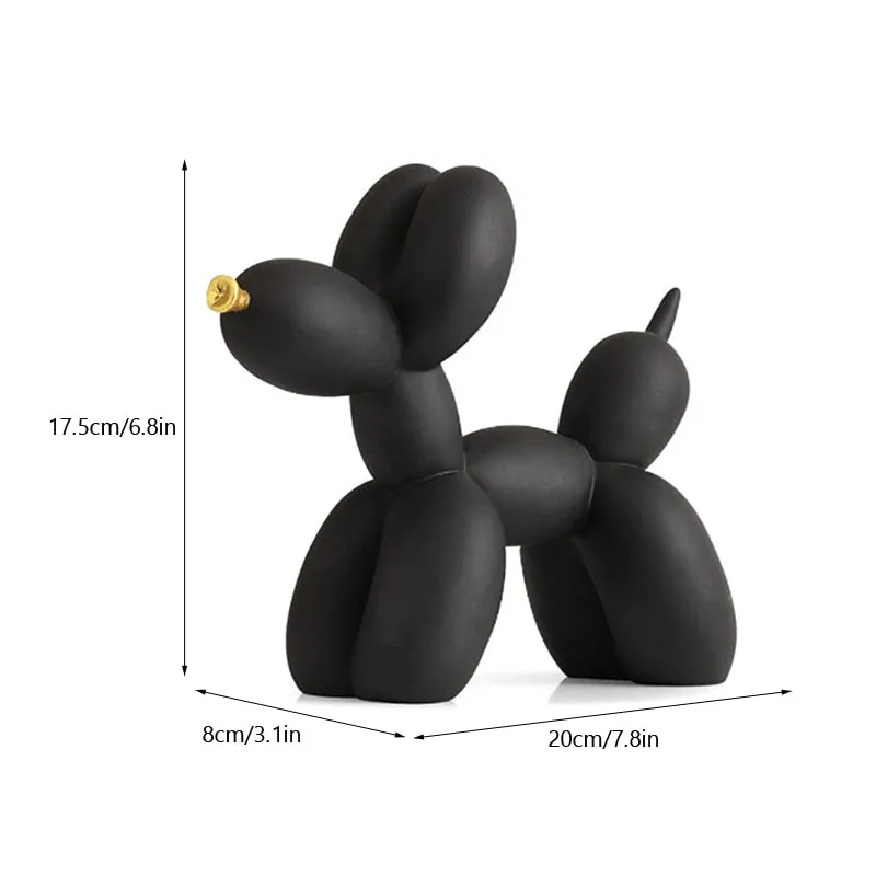 Nordische Ballonhundefiguren Innenstatue