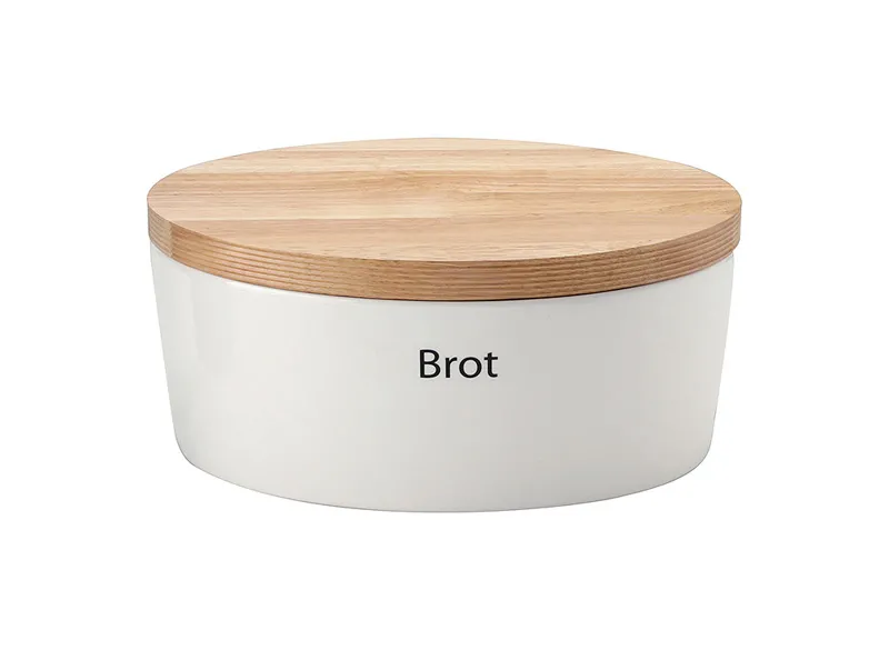 Brotttopf Keramik oval 30 x 23 x 13,5 cm
