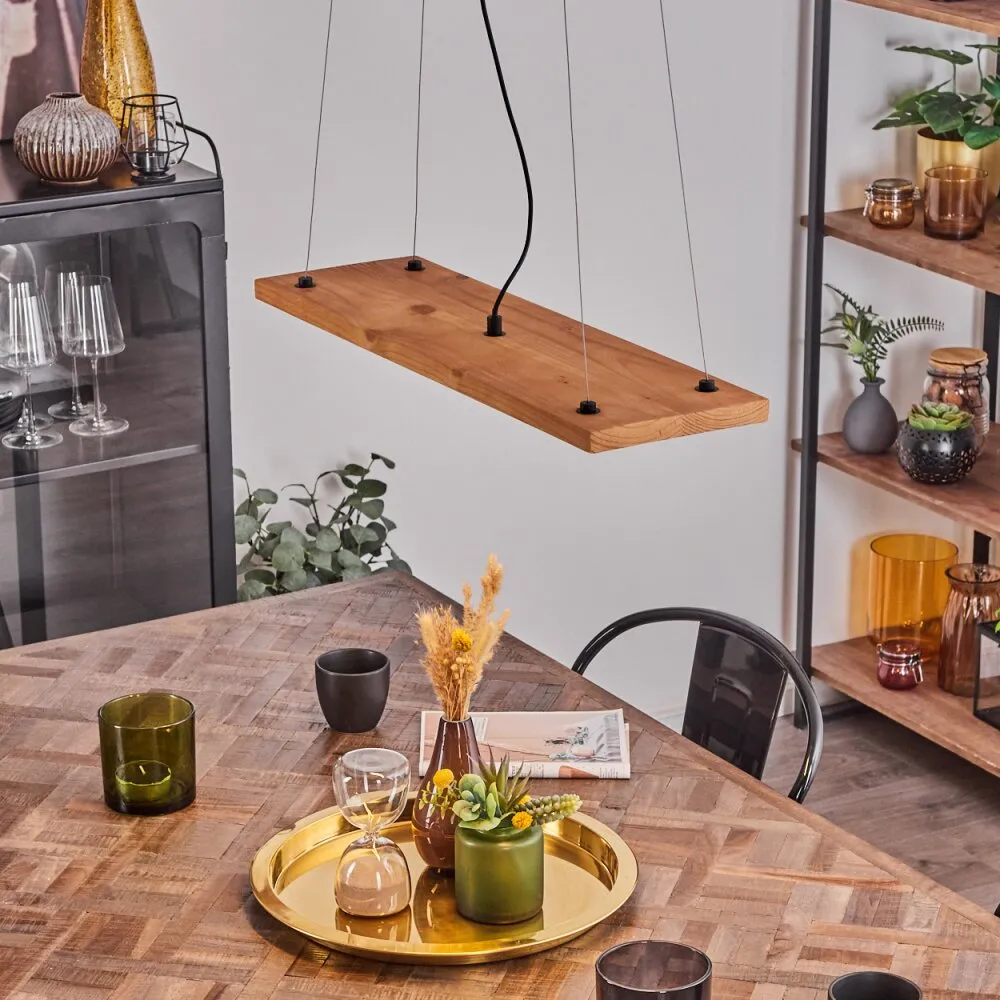 Adak Pendelleuchte LED Schwarz, 1-flammig H3667088