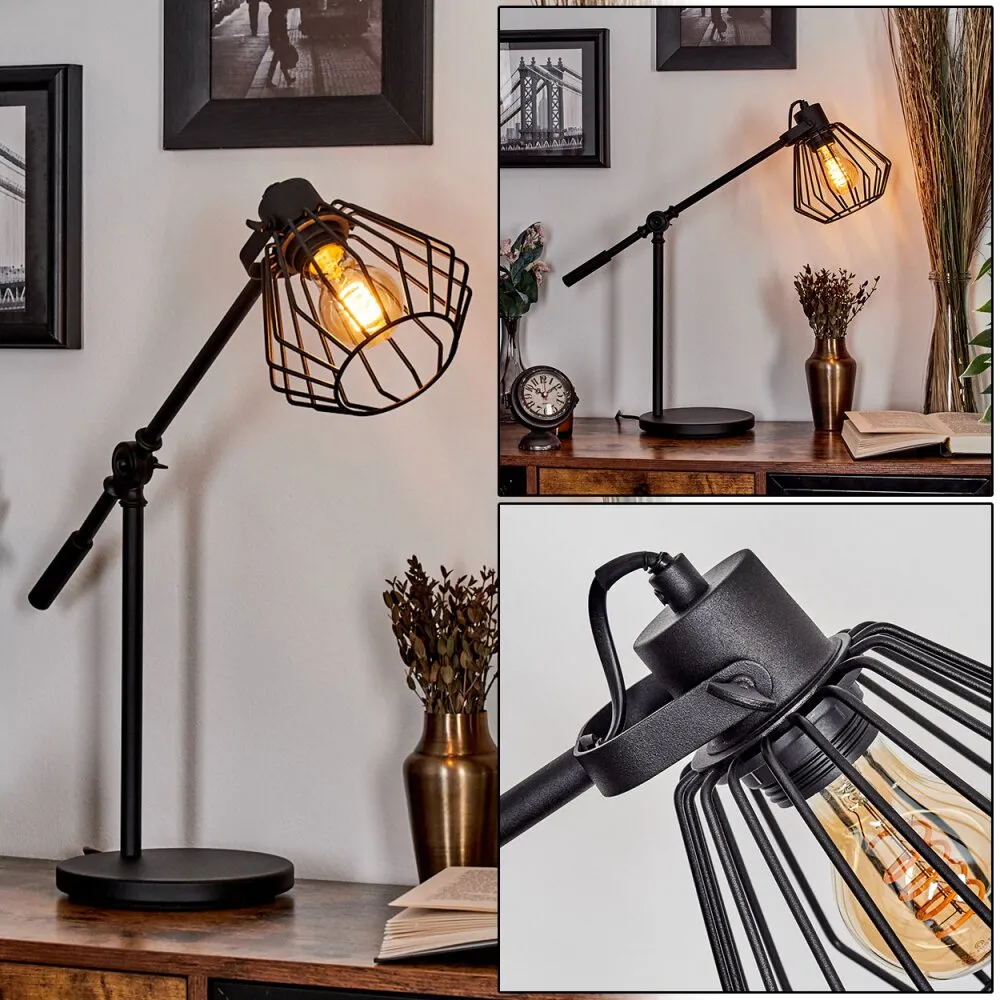 Albreda Tischleuchte LED Schwarz, 1-flammig H9021537