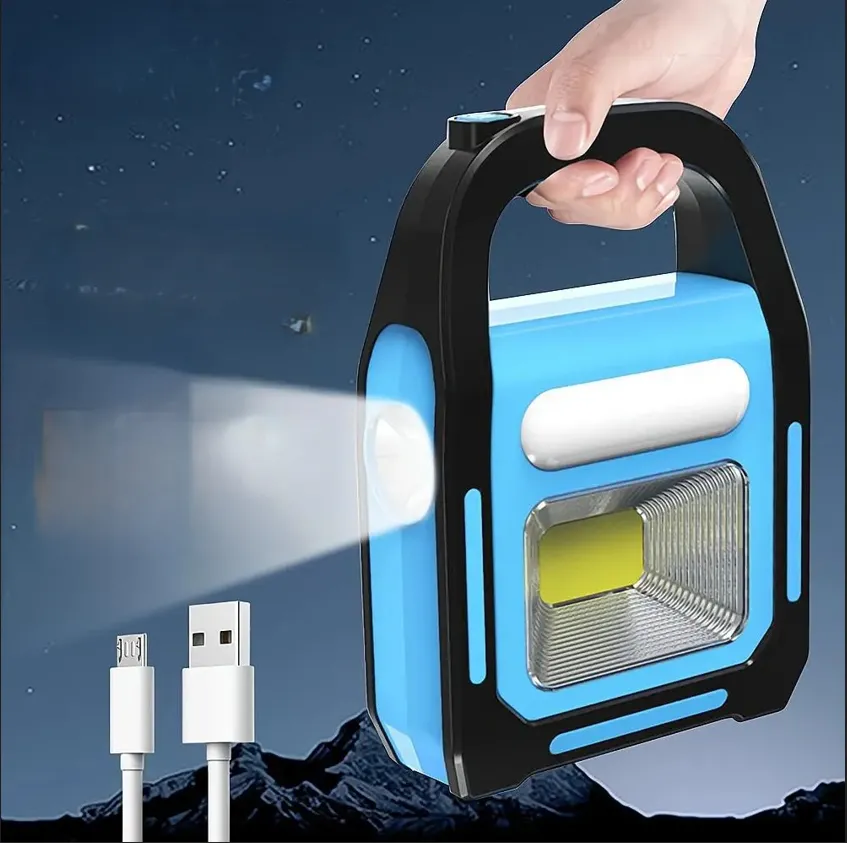 Garduru - Tragbare LED Camping Laterne mit Powerbank & Solarladung