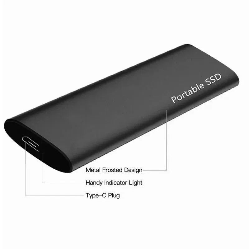 Garduru - Tragbare USB 3.1 Type-C Externe Festplatte | Schlank, robust & hohe Speicherkapazität