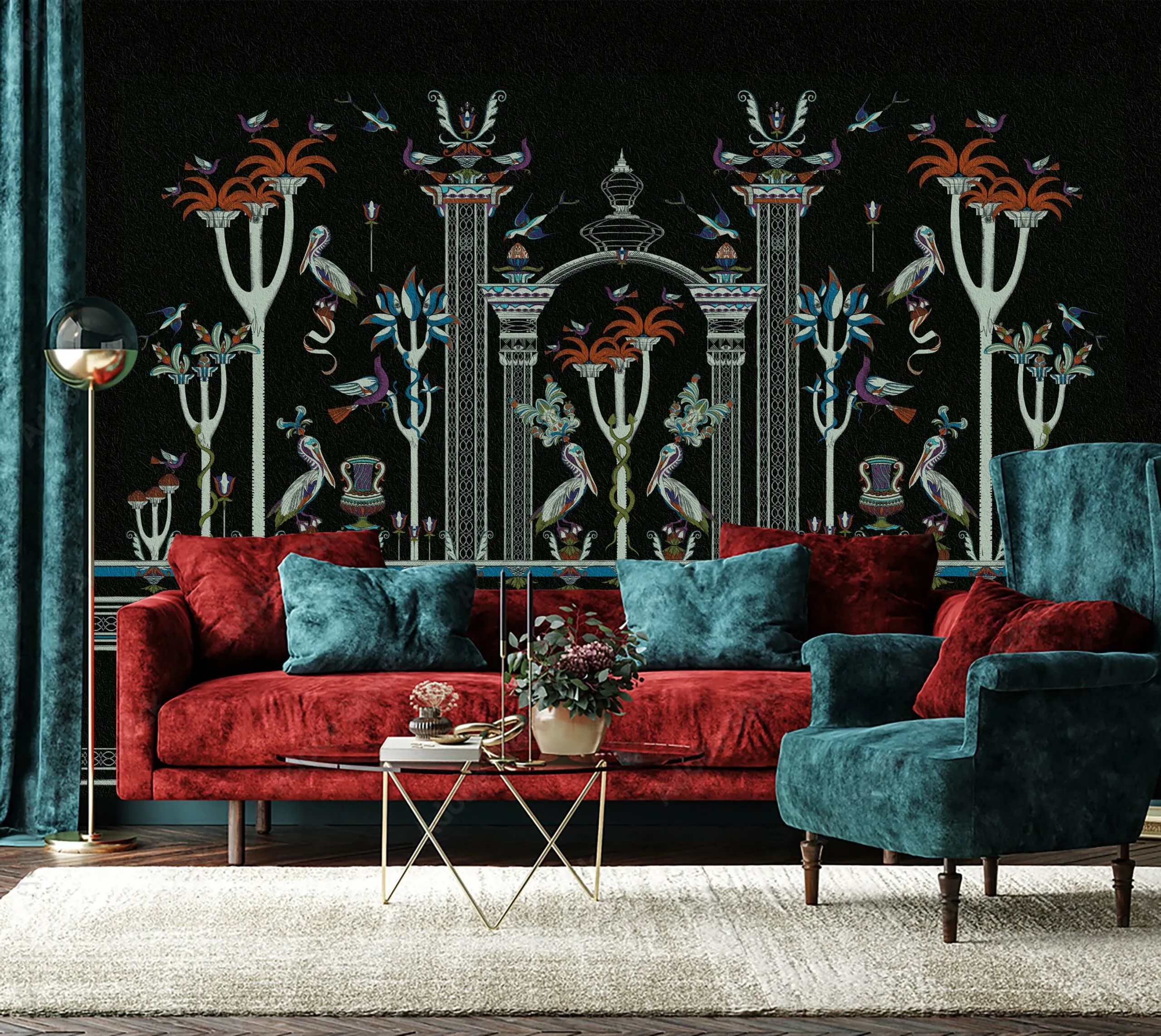 Via Salvestrina 12 Schwarz Mitternacht von MaVoix