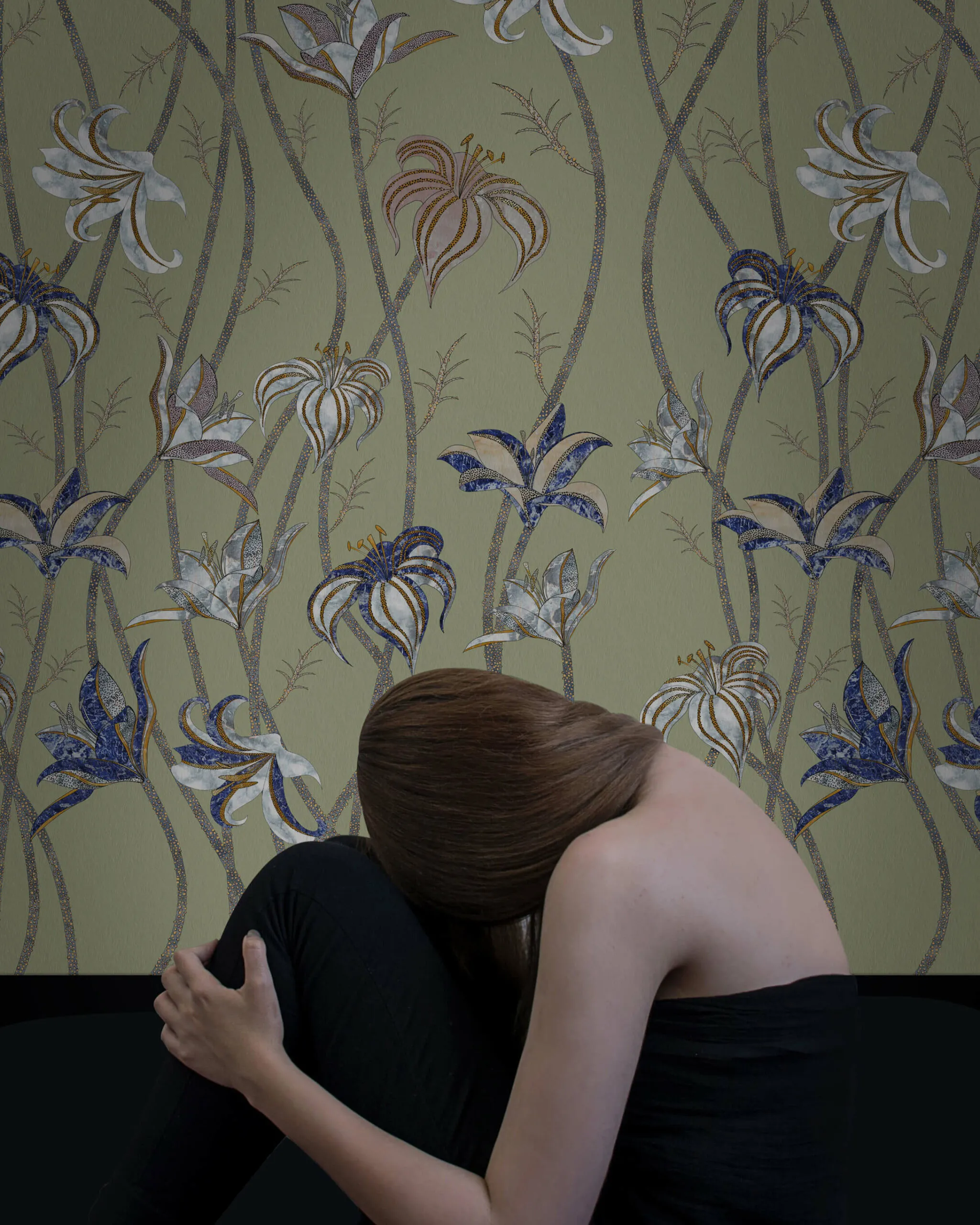 Salbeigrüne Blumen von MaVoix