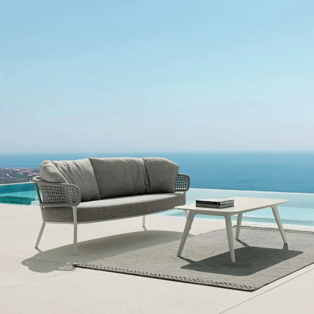 Zweisitziges Gartensofa Moon Alu Talenti