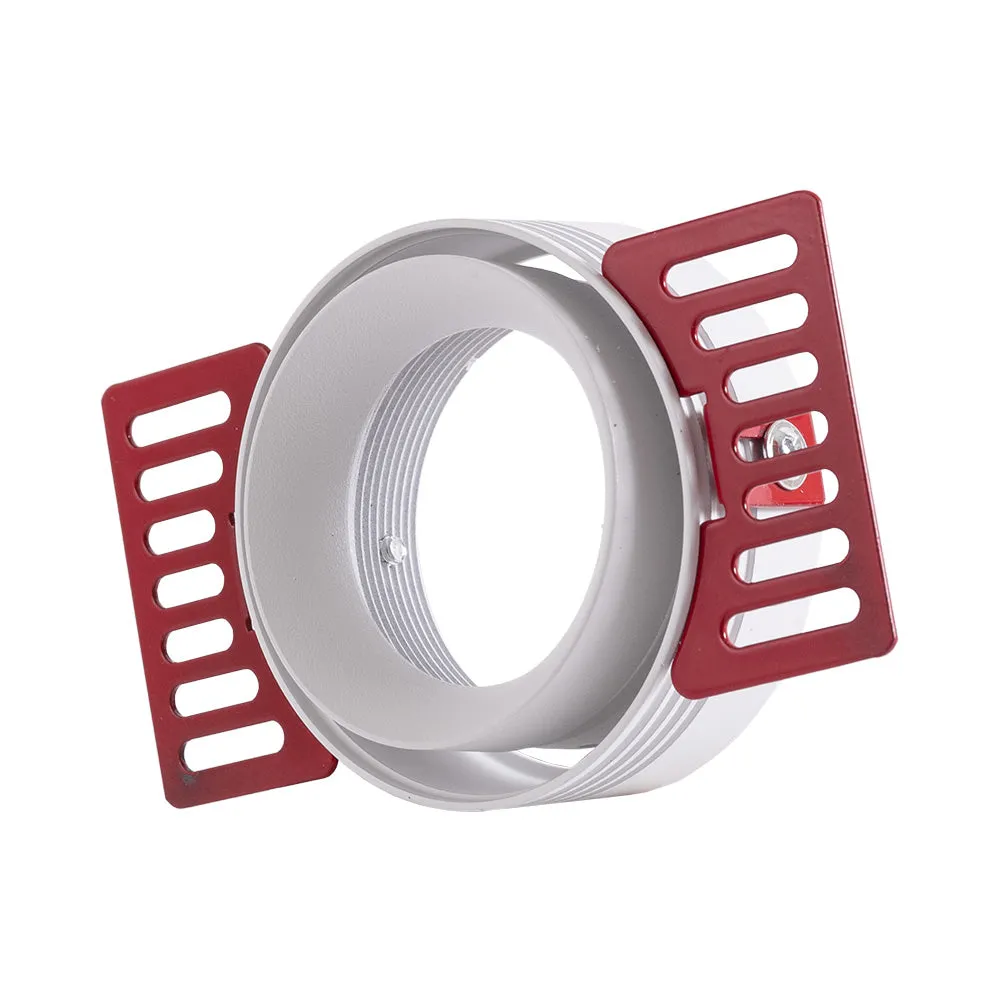 Downlight-Ring Runden Aluminium Weiß KiPPbar Ø75mm