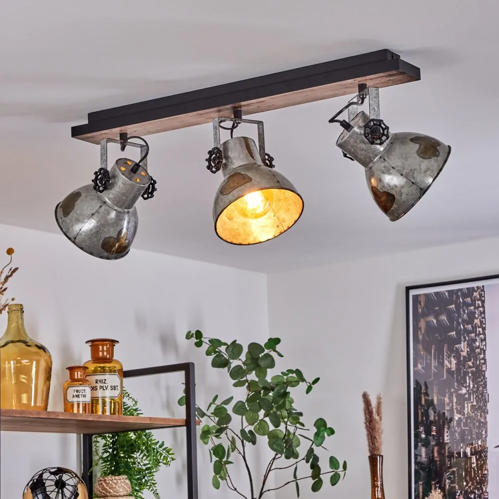 Hora Deckenleuchte Silber, 3-flammig