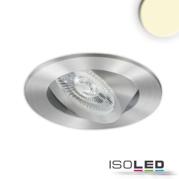 ISOLED LED Einbauleuchte Sunset Slim68 Alu 9W dim. - warmweiß