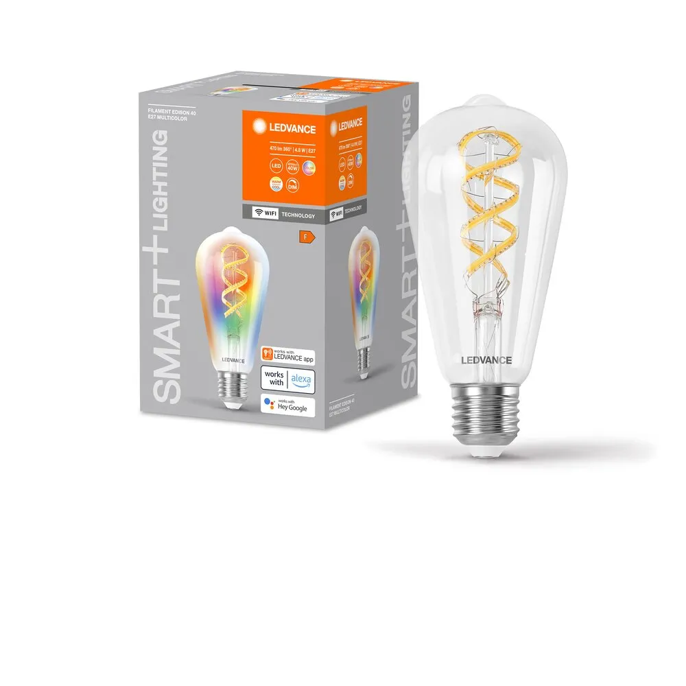 LEDVANCE SMART+WIFI LED E27 4,8 Watt 2700-6500 Kelvin 470 Lumen 4058075777873