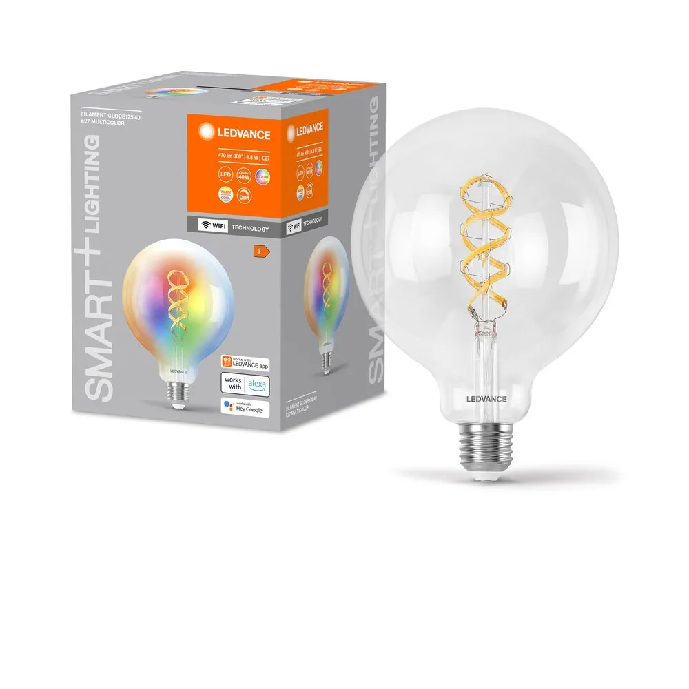 LEDVANCE SMART+WIFI LED E27 4,8 Watt 2700-6500 Kelvin 470 Lumen 4058075777897