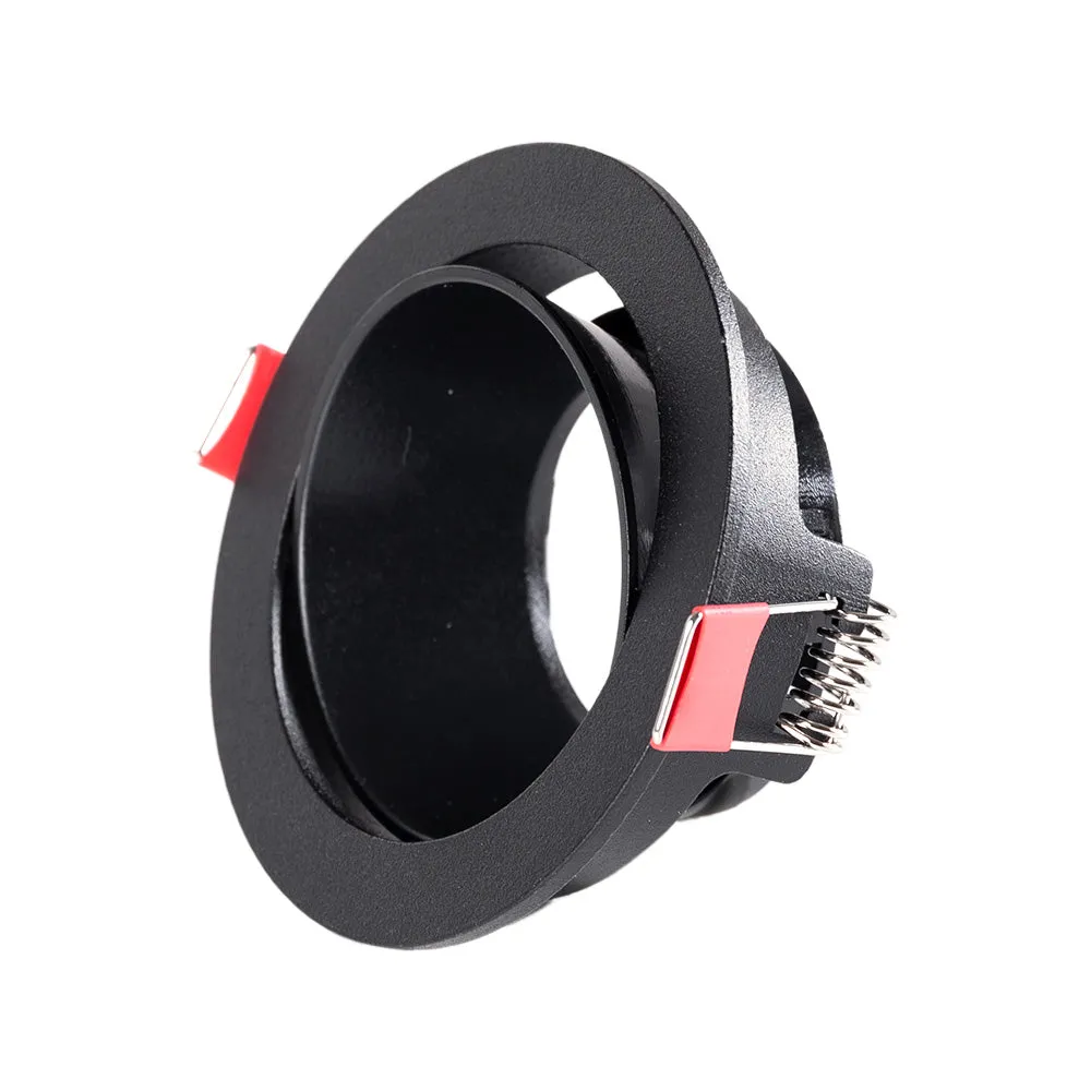 Downlight Runden GU10 Ohne Lampenfassung/Glühbirne - Schwarz [LUM-YC396A16]