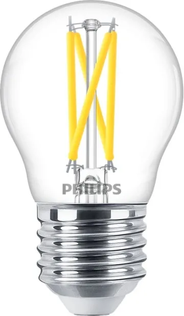 Signify GmbH (Philips) LED Glühlampe DT 2.5-25W E27 P45 CLG - warmweiß