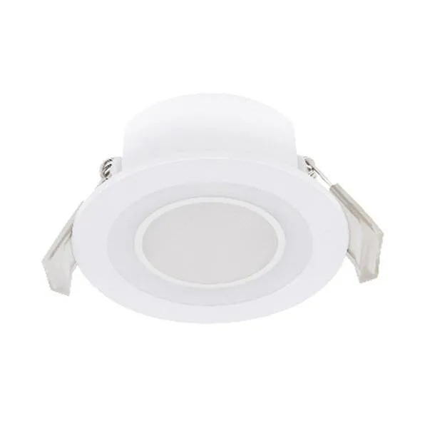 Megaman flache LED Einbauleuchte KAYLA 4W Ø 82mm 3-Step-dim - warmweiß