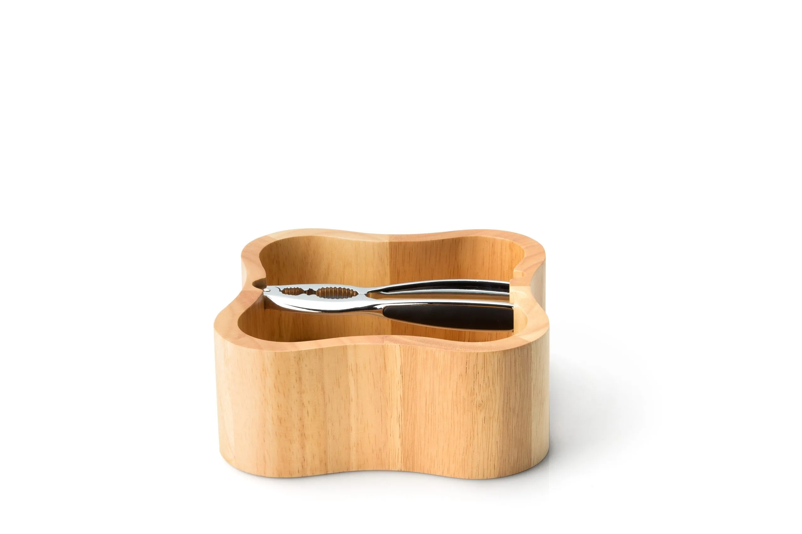 Nussschale mit Qualitätsknacker | 24,5 x 24,5 x 8 cm