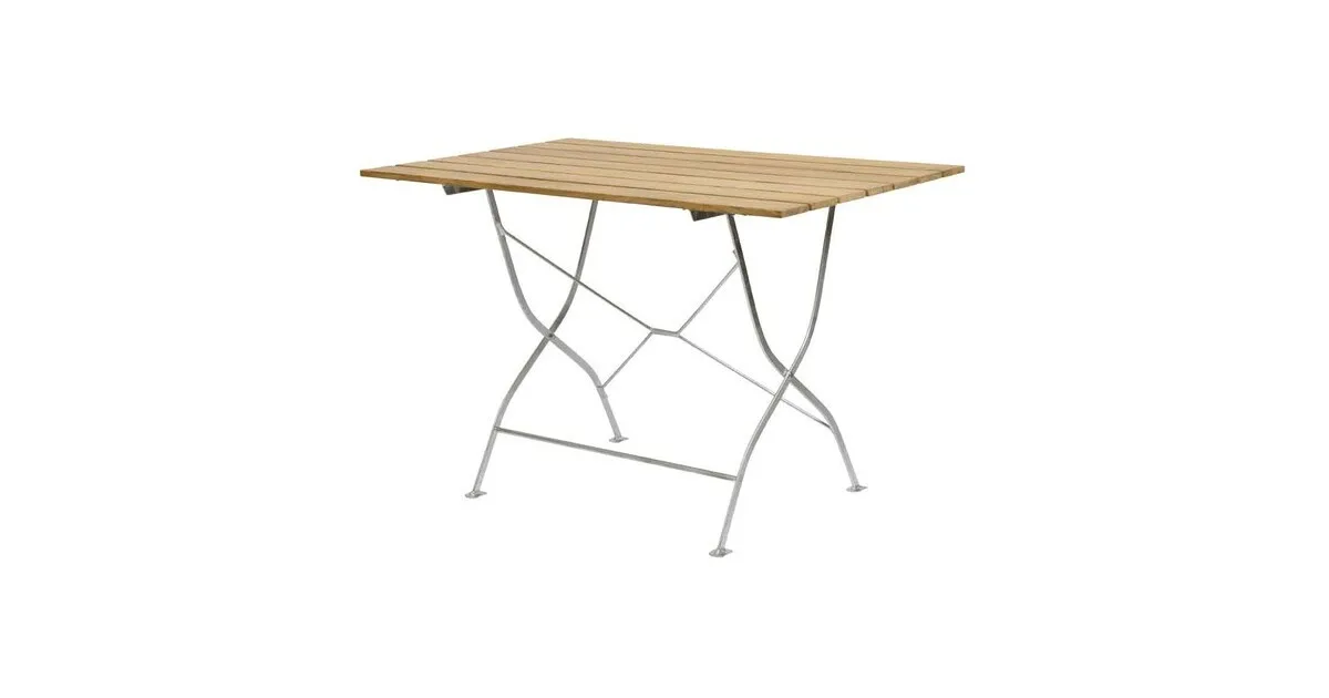 Bryggeri 110 Gartenesstisch klappbar 110x70cm Teak