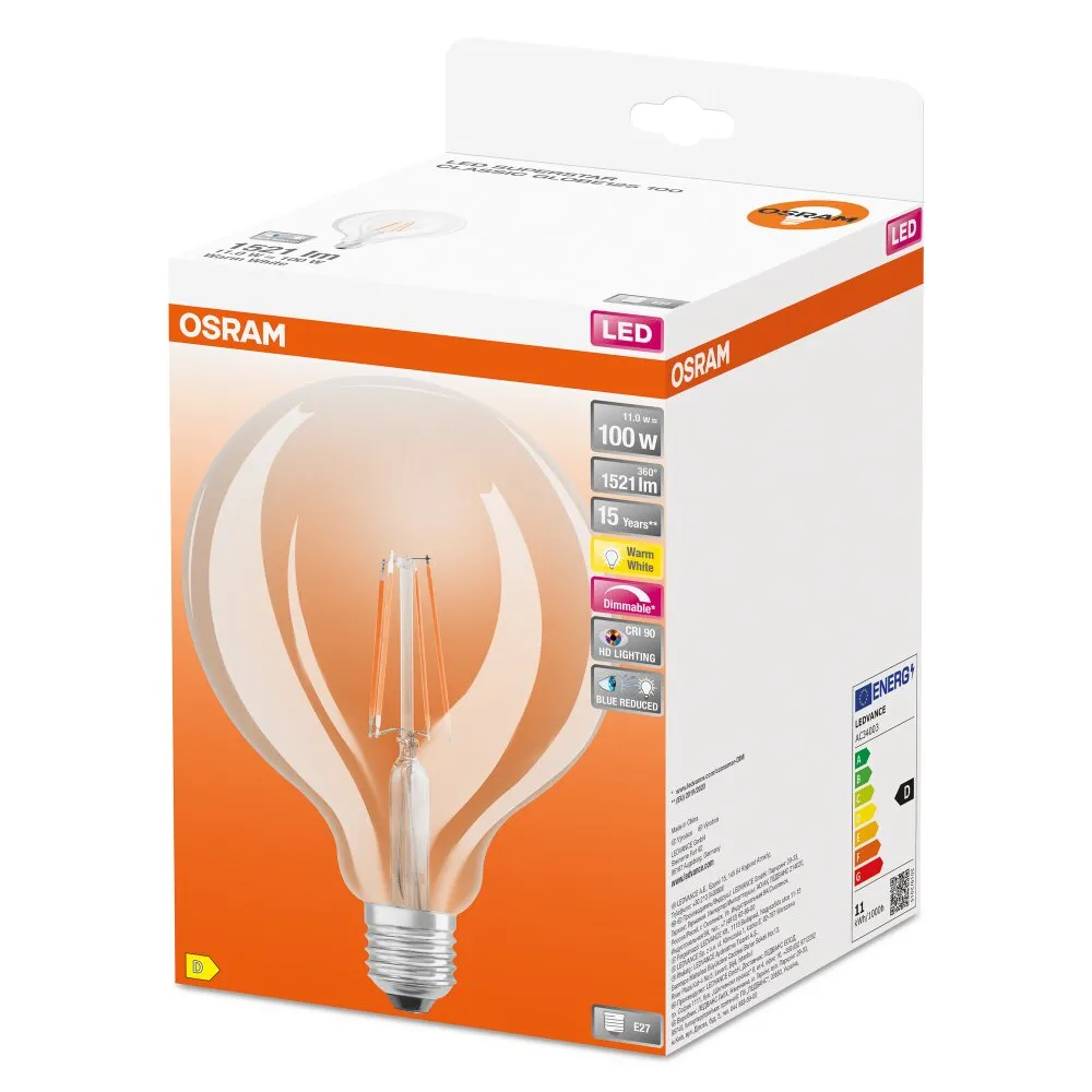 OSRAM SUPERSTAR LED E27 11 Watt 2700 Kelvin 1521 Lumen 4058075602915