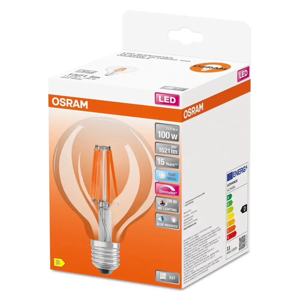 OSRAM SUPERSTAR LED E27 11 Watt 4000 Kelvin 1521 Lumen 4058075602977