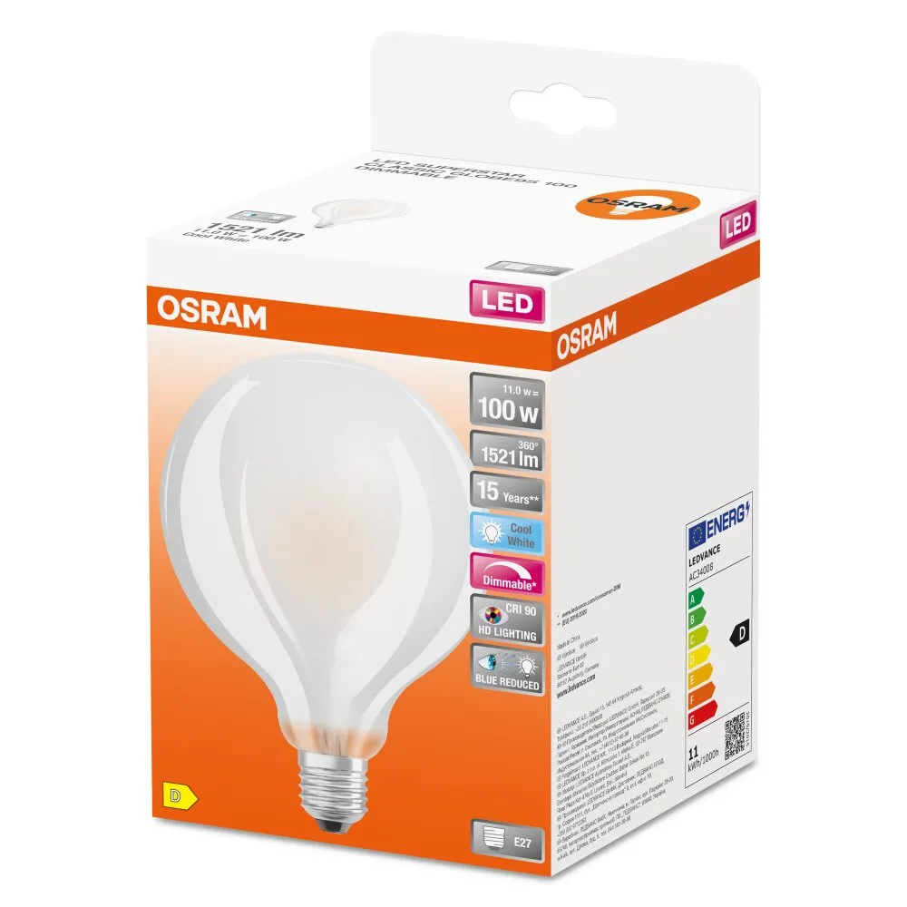 OSRAM SUPERSTAR LED E27 11 Watt 4000 Kelvin 1521 Lumen 4058075603011