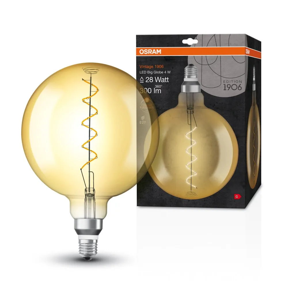 OSRAM Vintage 1906® LED E27 4 Watt 2000 Kelvin 300 Lumen 4058075092013