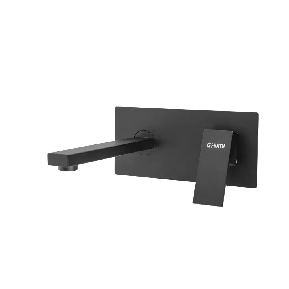 Badewannenarmatur aus Messing/Zink, Schwarz, Warm-Kaltwasser, Einhandgriff [QLI-FA-4302]