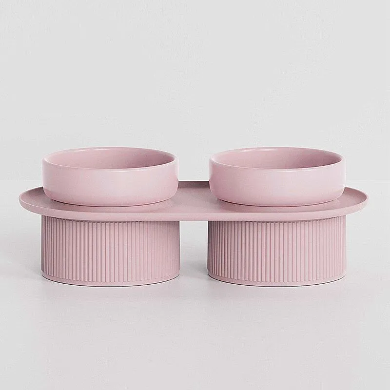 Roman Classic Erhöhte Doppel-Futternäpfe für Haustiere