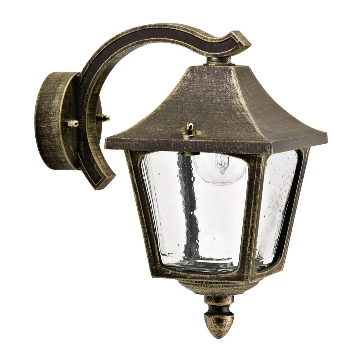 Muurlamp hangende aluminium bruine besmetting