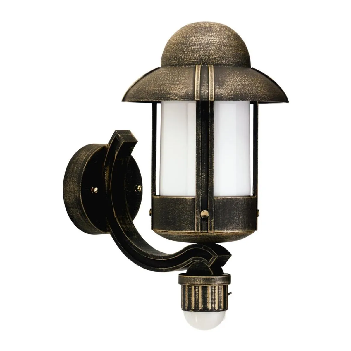 Wandlamp, met bewegingsdetector Alu Braun-Messing