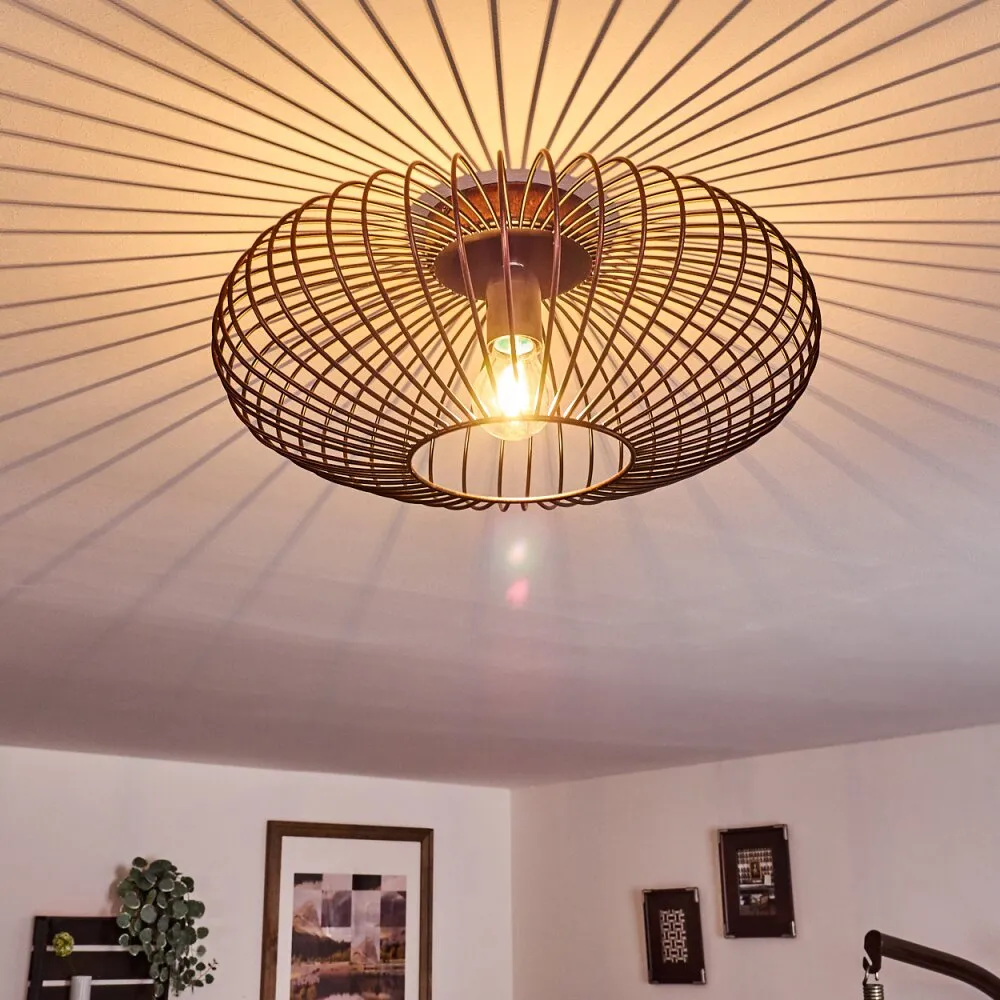 Wemude Deckenleuchte Kupferfarben, Schwarz, 1-flammig H3016084